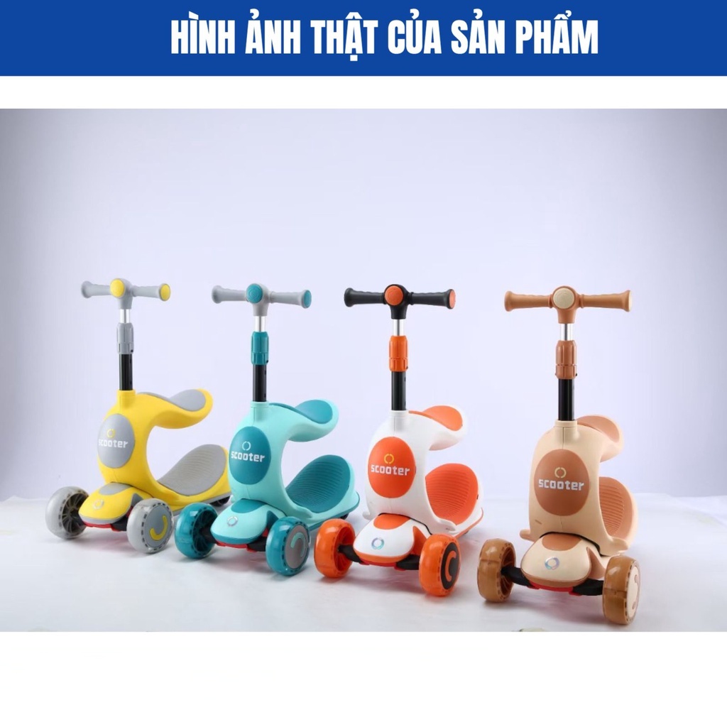 Xe trượt Scooter 808 3 bánh phát sáng