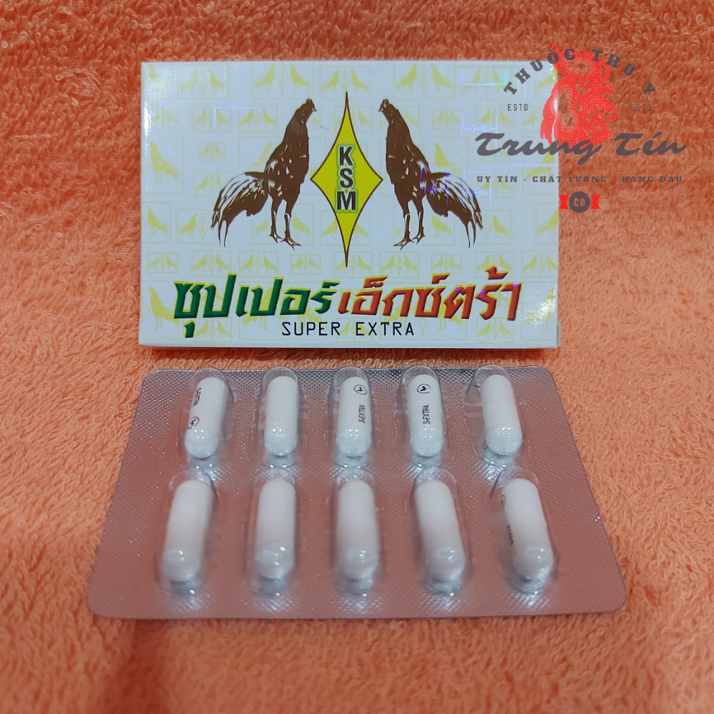 HCM - 1 HỘP / 10 VIÊN - Super extra kích trước đá 30 phút - TĂNG LỰC , TĂNG BO ĐÁ , SUNG HỪNG GÀ