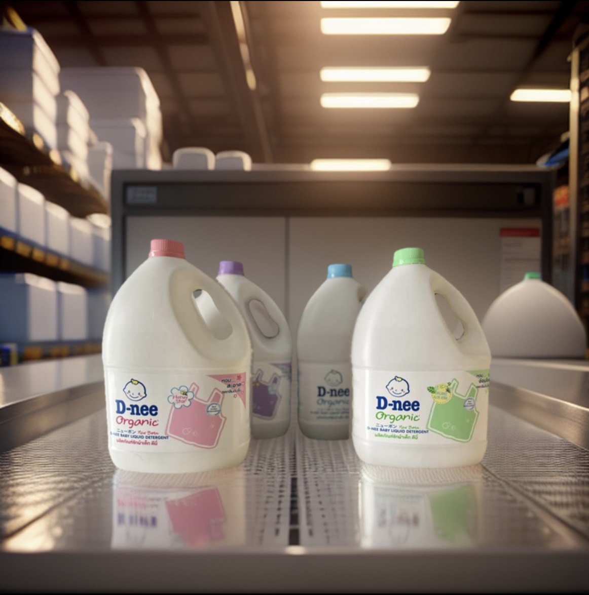 " combo đặc biệt " 2 can nước giặt " d-nee " mẫu mới can 2800ml