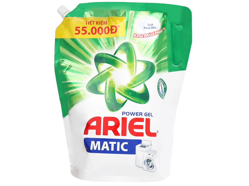 Nước giặt ariel đậm đặc sạch nhanh 2.3l/3.5l