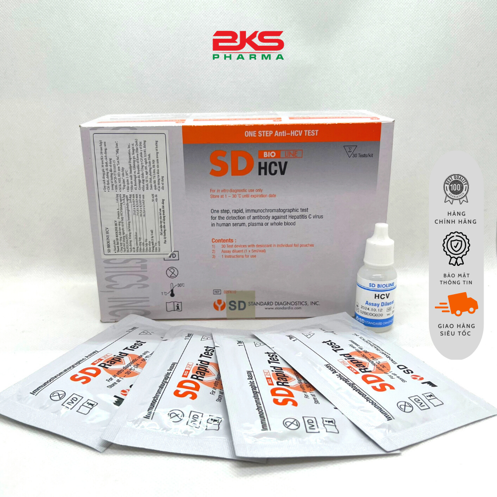 Bộ test nhanh viêm gan a, viêm gan b, viêm gan c, viêm gan e fastep usa; sd hàn quốc