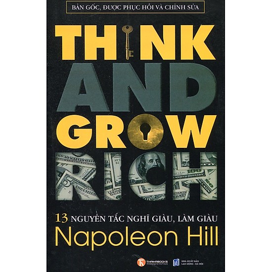 Sách 13 Nguyên Tắc Nghĩ Giàu Làm Giàu - Think And Grow Rich + Tặng Bookmark