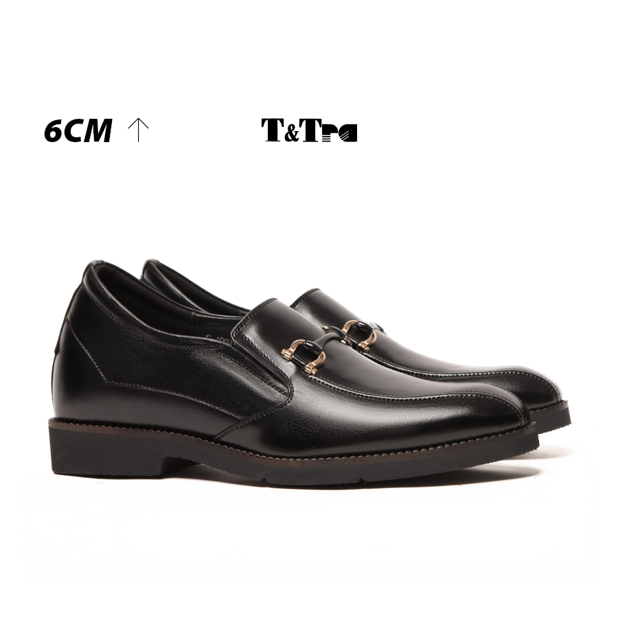 6CM  Giày Cao Nam T&TRA S1097 Đen