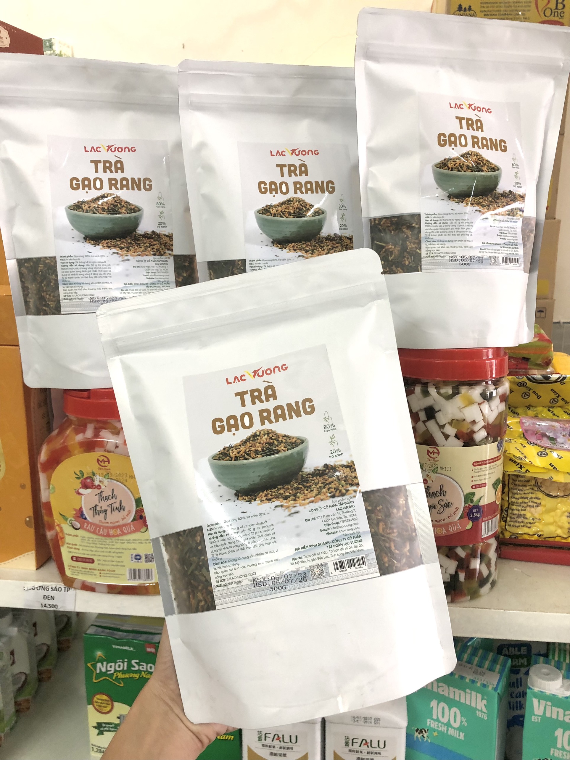 TRÀ GẠO RANG LẠC VƯƠNG 500GR