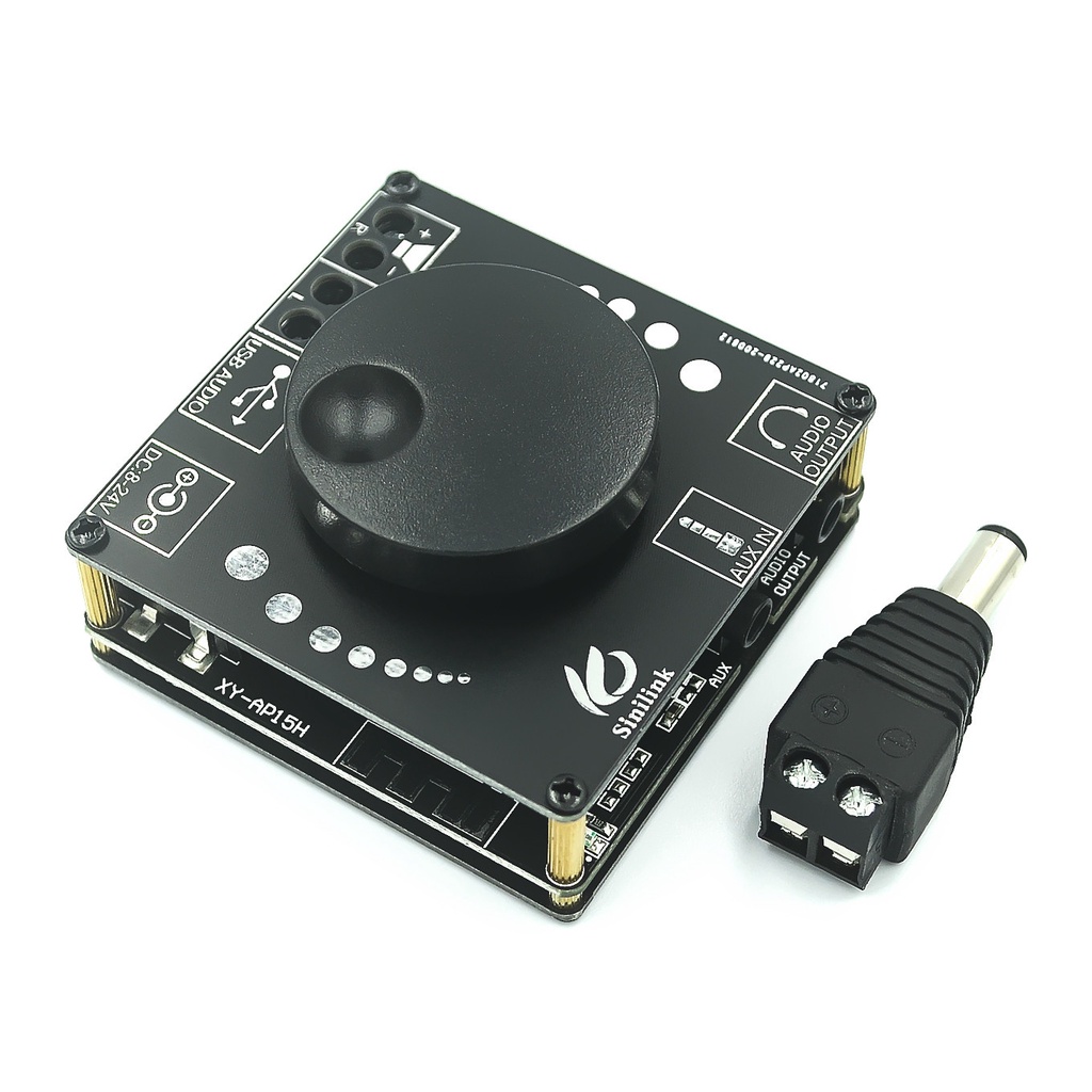 Mạch khuếch đại âm thanh và bluetooth 5.0 50wx2 xy-ap15h
