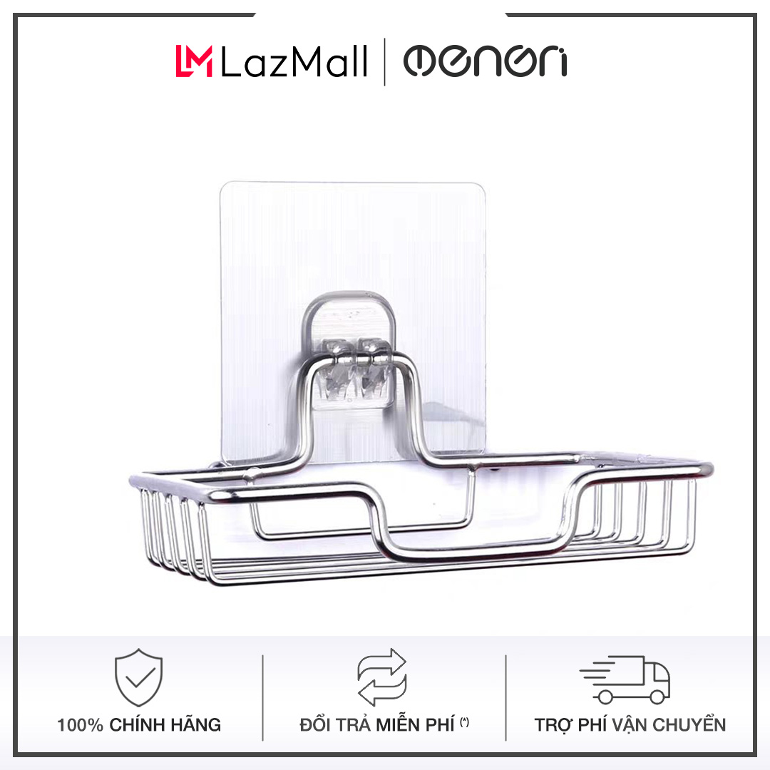 Giá để xà phòng tắm, Khay đựng xà bông dán tường chất liệu INOX 304 siêu chắc - OENON