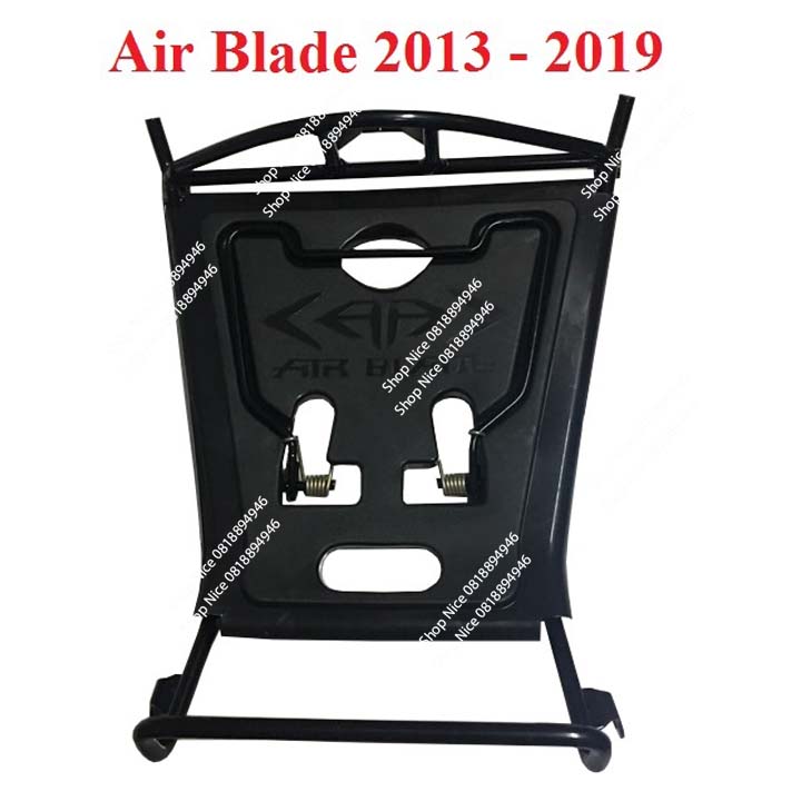 Baga lượn giữa xe máy Air Blade 2013 - 2022 sắt nhựa đen giá một cái
