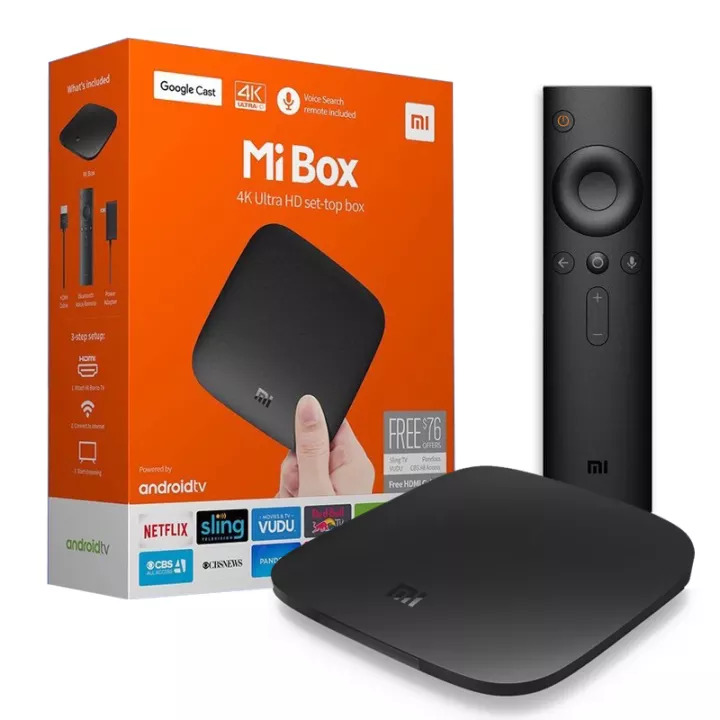 Android Tivi Box Xiaomi Mibox 4K Phiên Bản Nâng Cấp 9.0 Bản Quốc Tế Tiếng Việt tìm kiếm giọng nói