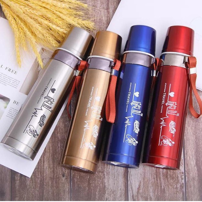 BÌNH NƯỚC GIỮ NHIỆT INOX 02 LỚP 800 ml (Nhiều màu) - [ Bình đựng nước #bình giữ nhiệt #bình nước lớn ]