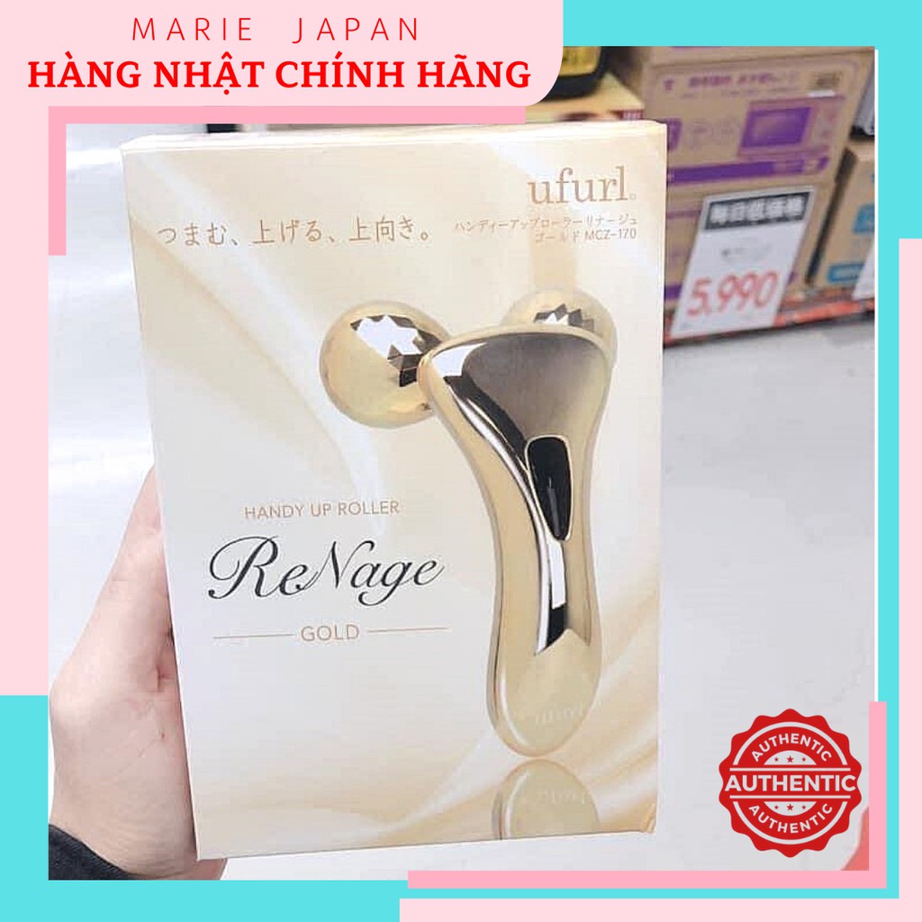 Thanh lăn massage nâng cơ handy up roller renage gold ufurl