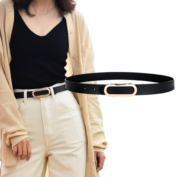 Dây nịt nữ, dây lưng thắt lưng nữ hàng cao cấp chất liệu da thật bản rộng 2.3cm dễ phối hợp với quần jean, váy, đầm phù hợp với mọi vòng eo NT257