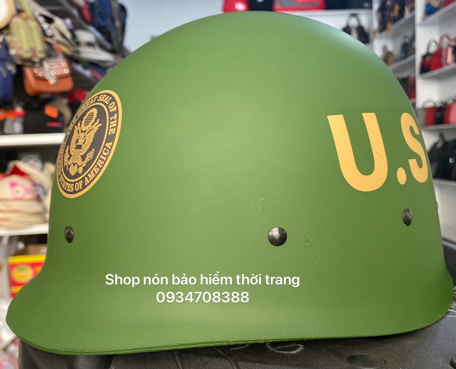 NÓN BẢO HIỂM QUÂN ĐỘI - NÓN BẢO HIỂM LÍNH MỸ  CAO CẤP