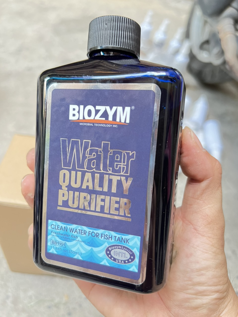 BIOZYM Water Quality Purifier- Dung dịch làm trong nước cho hồ thủy sinh cá cảnh chai 350ml