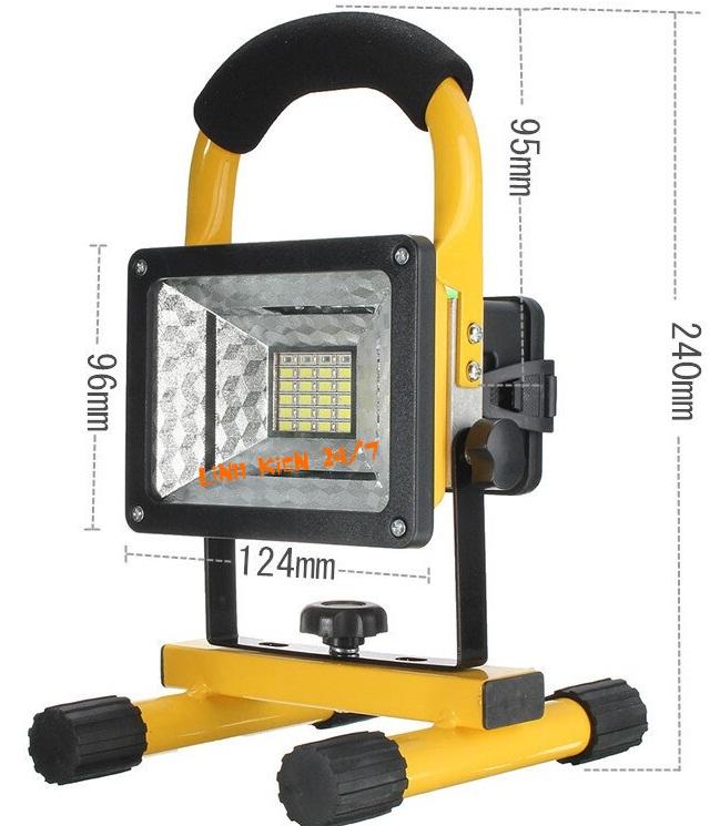 ĐÈN LED XÁCH TAY TÍCH ĐIỆN SIÊU SÁNG 30W