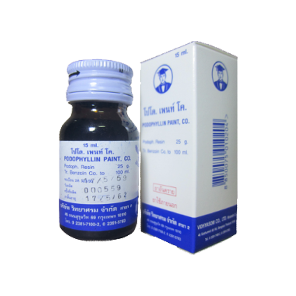   HCM Podophyllin 25 sùi mào gà mụn cóc không tái phát 