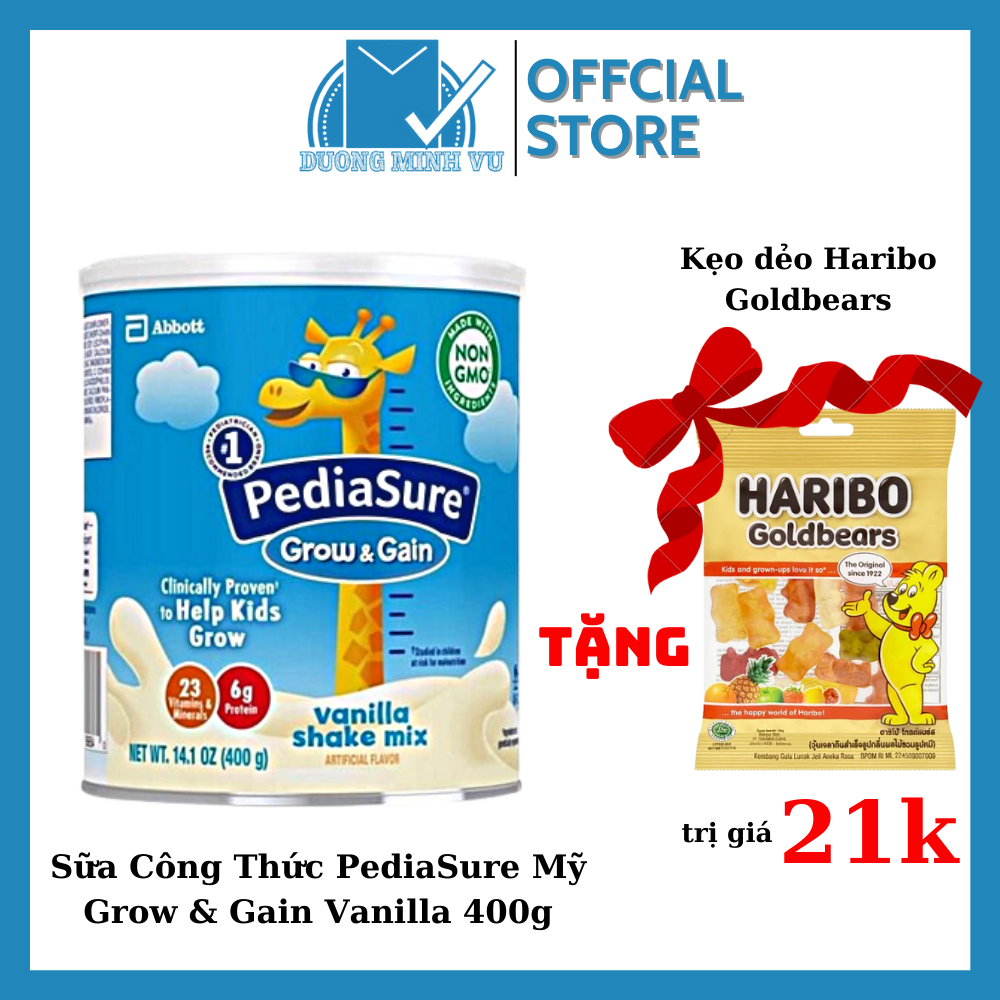Buy 1 get 1 PediaSure American Grow & gain vanilla formula 400g get 1 bag