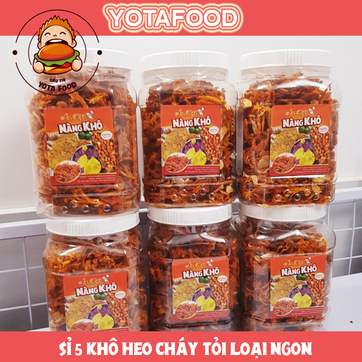 Sỉ khô heo cháy tỏi loại ngon ( Giòn ngon - Đậm vị ) - 5 Kg