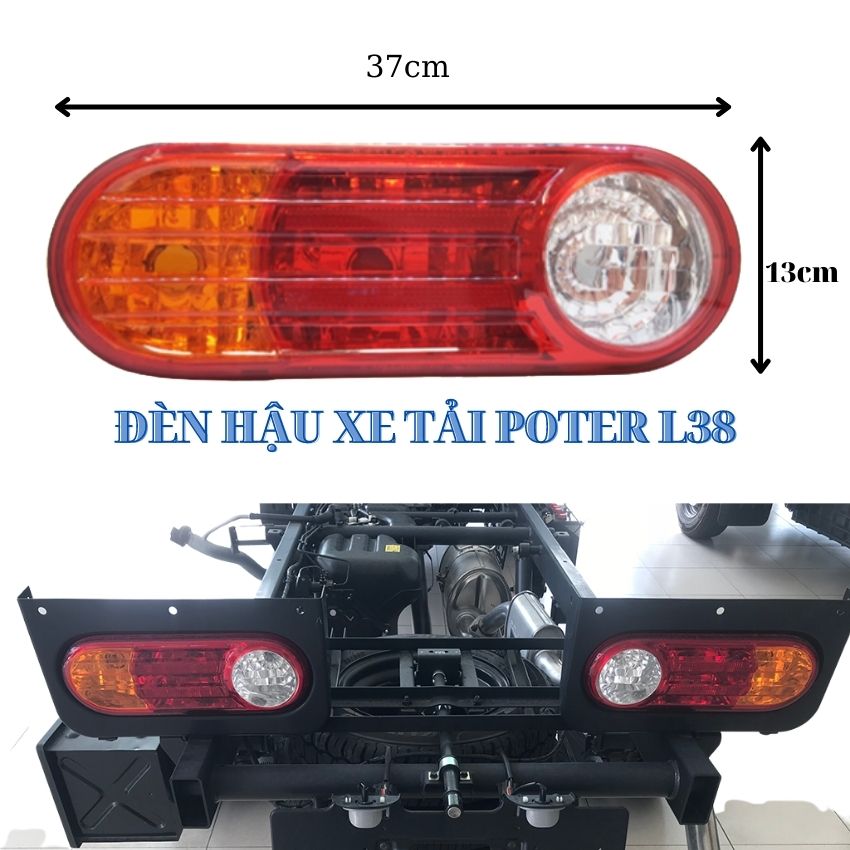 Đèn hậu xe tải hyundai porter 2, hyundai h100, h150 - tnl38