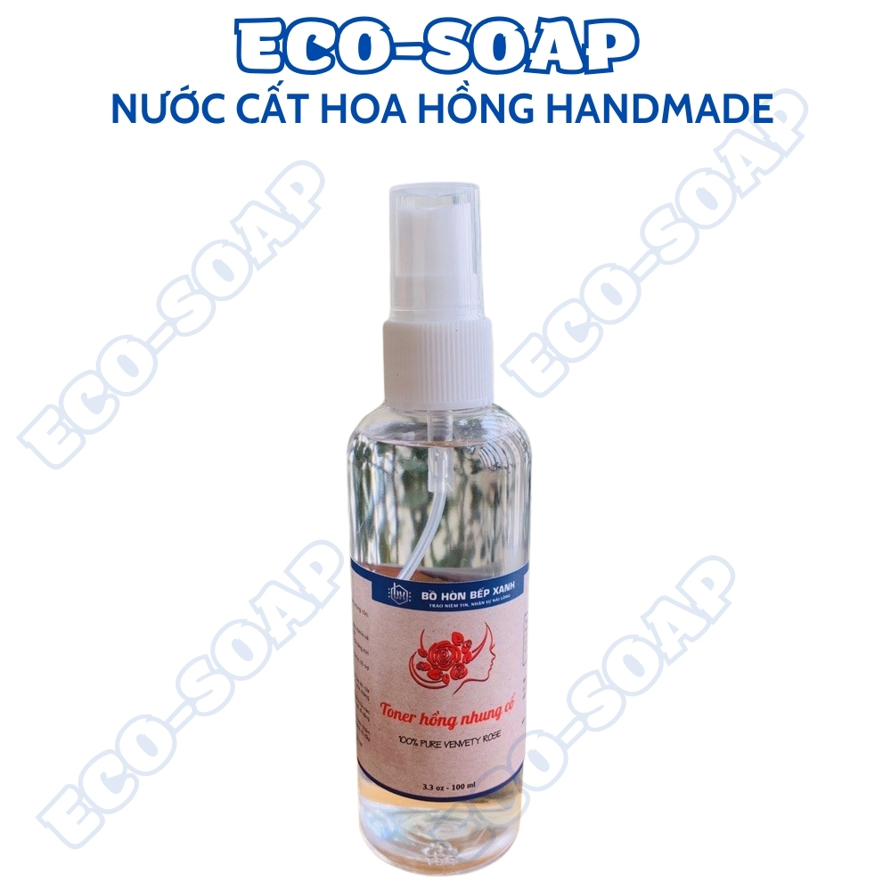 Nước Cất Hoa Hồng Tự Nhiên Handmade Ecosoap
