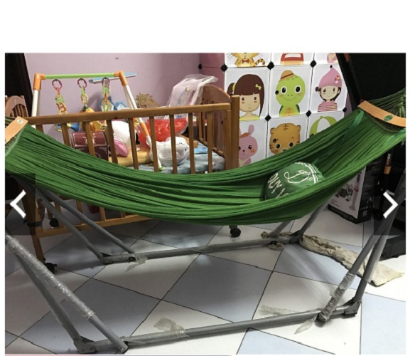 Võng xếp duy lợi cỡ lớn tặng kèm lưới võng & gối