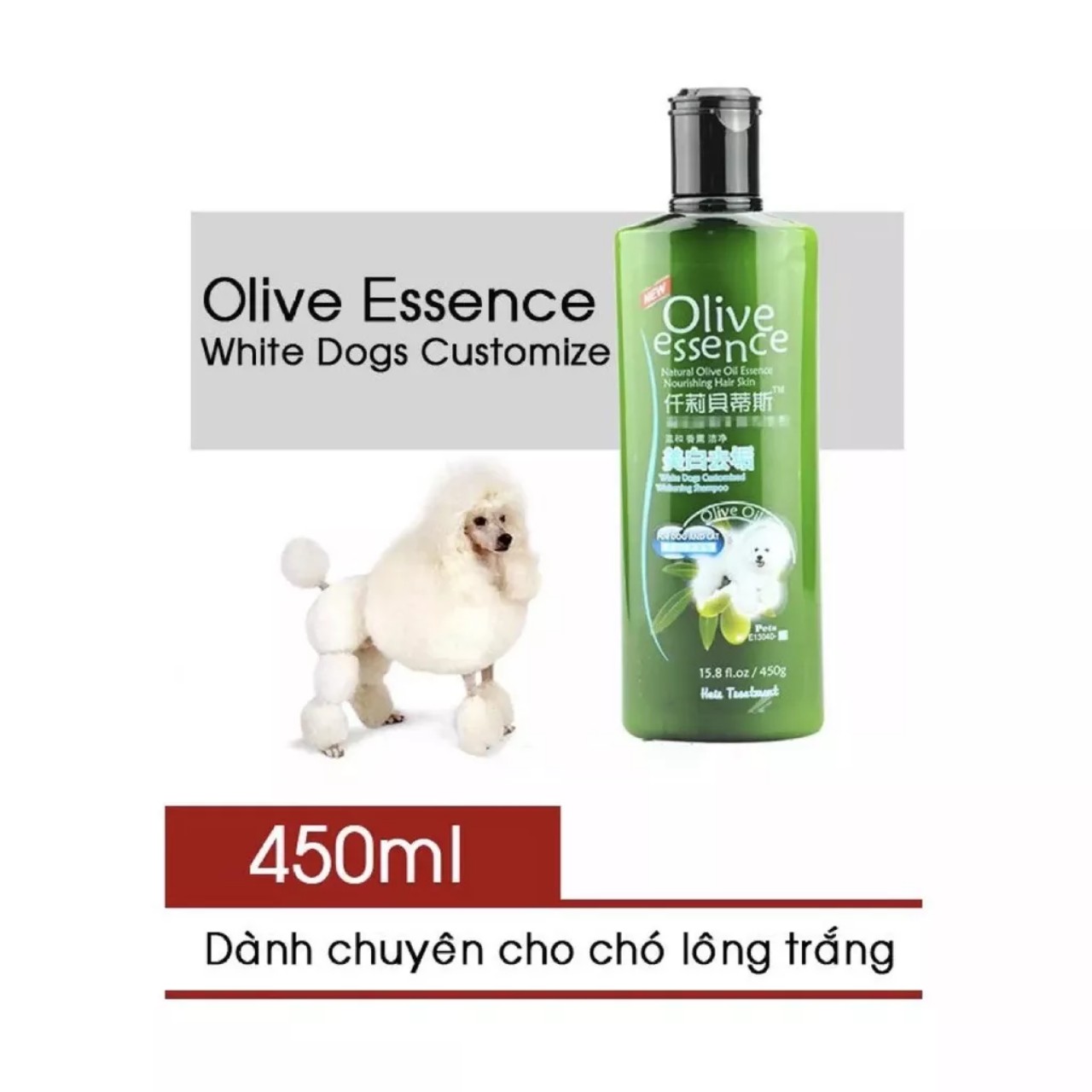 Sữa tắm cho thú cưng olive 450ml - Sữa tắm chó mèo
