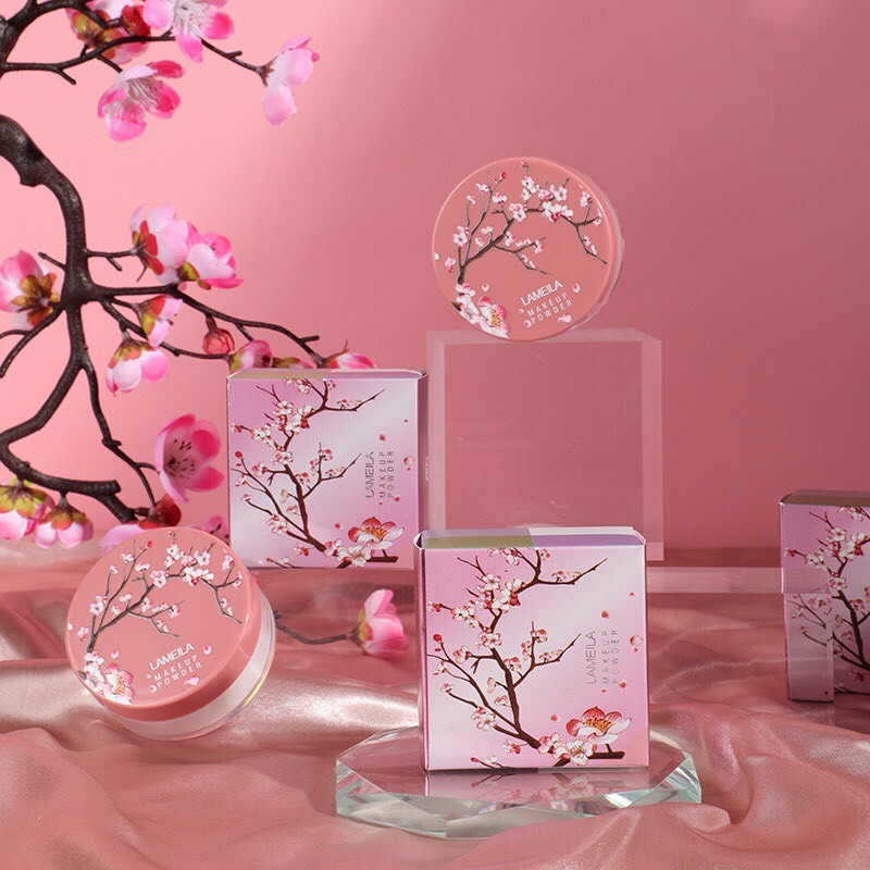 Phấn phủ kiềm dầu lameila hoa anh đào no.5069
