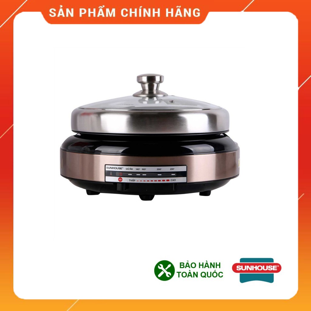 NỒI LẨU ĐIỆN SUNHOUSE SHD4526 - NỒI LẨU ĐIỆN ĐA NĂNG- 4 LÍT - CÔNG SUẤT 1300W- BẢO HÀNH CHÍNH HÃNG 1 NĂM.