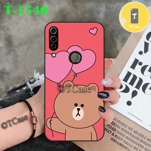 [HCM]Ốp lưng Vsmart Joy 3 dẻo đen in hình BST Gấu Nâu Cute