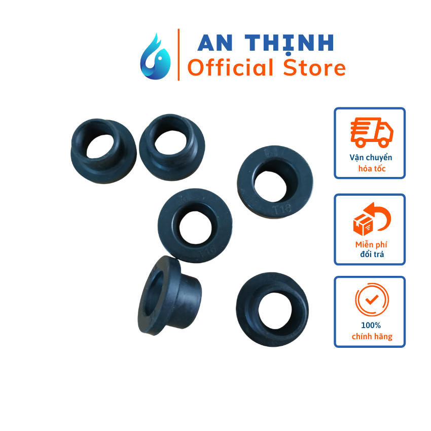Combo 10 ron cao su gắn khởi thủy ống tưới ldpe 16mm