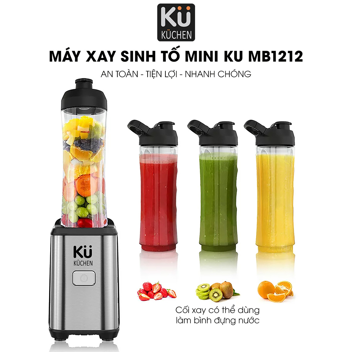 Máy xay sinh tố mini KUCHEN KU MB1212