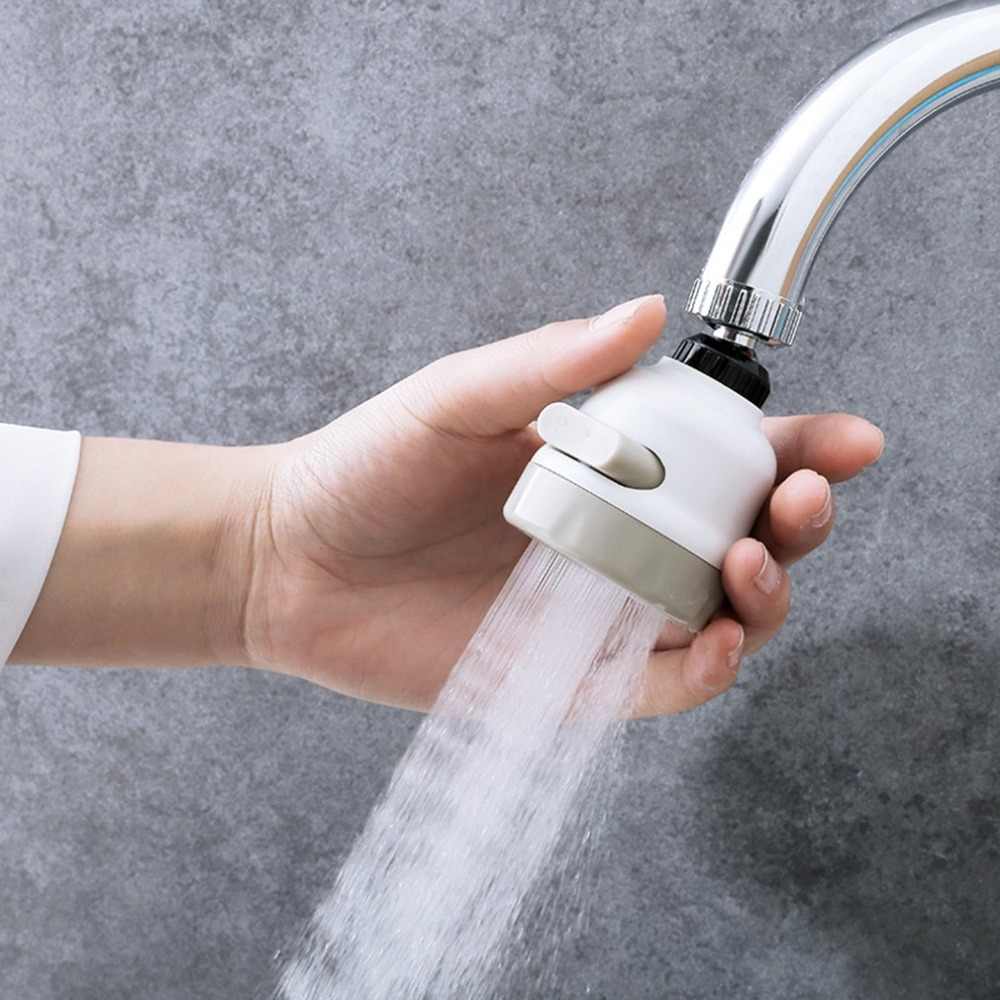 Đầu vòi xịt tăng áp bồn rửa chén bát xoay 360 độ 3 chế độ xịt nước