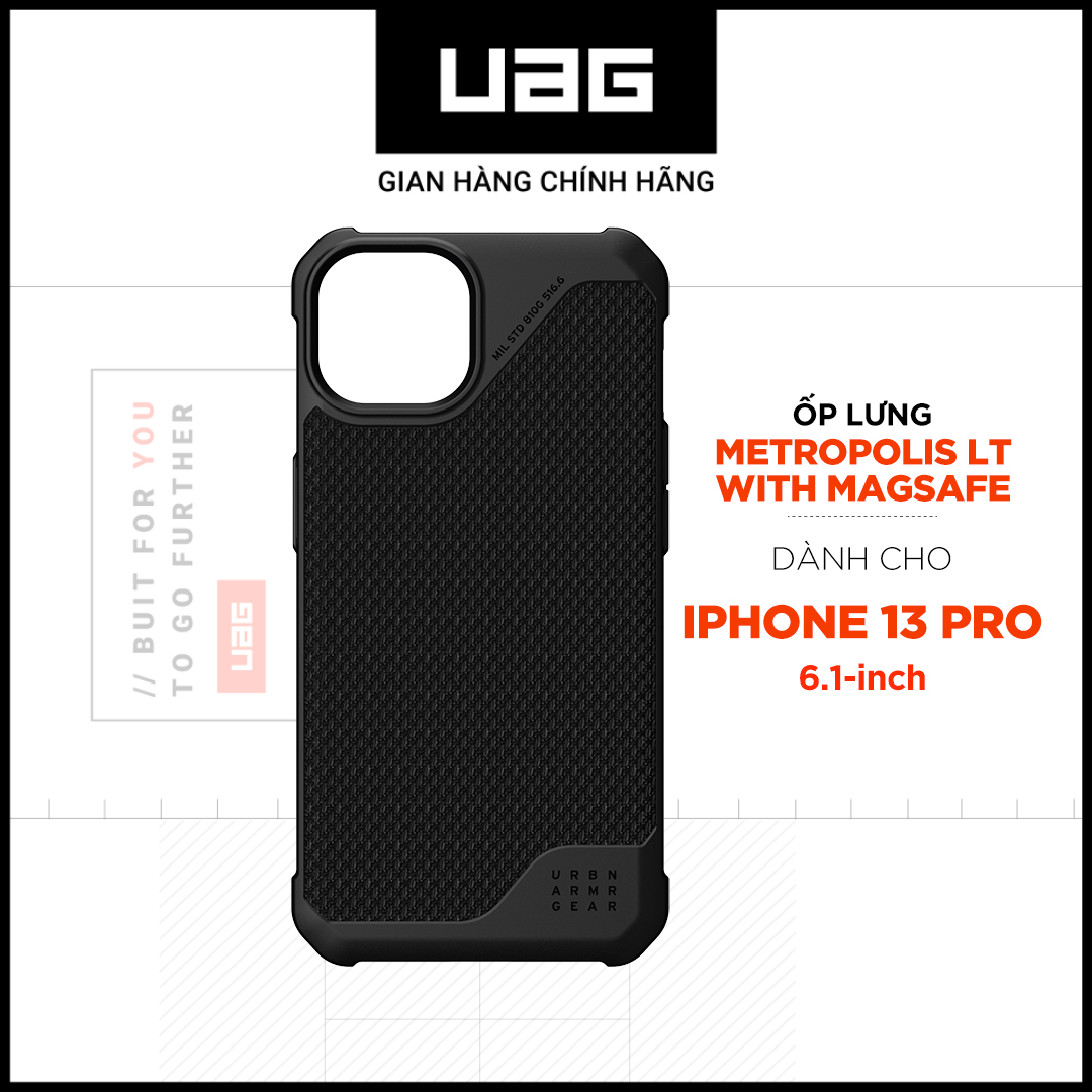 Ốp lưng uag metropolis lt w magsafe cho iphone 13 pro