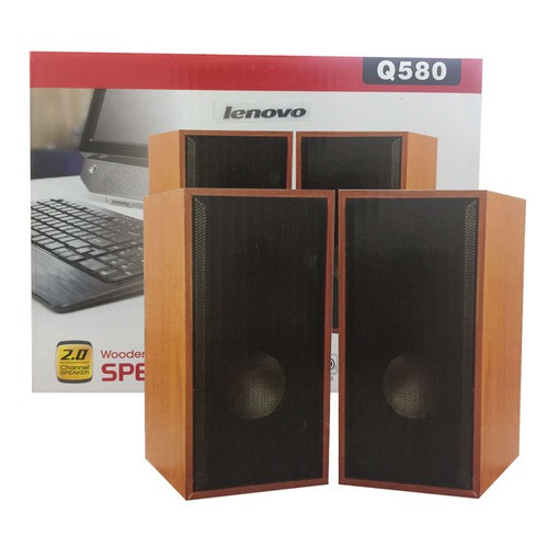 Loa vi tính 2.0 cao cấp lenovo q580 âm thanh cực hay cổng usb loa máy tính laptop bán chạy