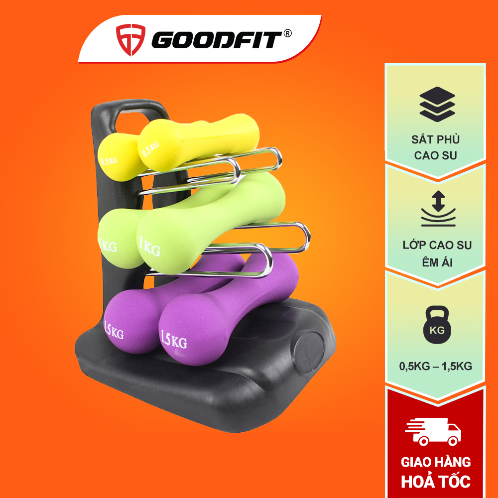 Bộ tạ tay mini 6 tạ MDBuddy MD2601