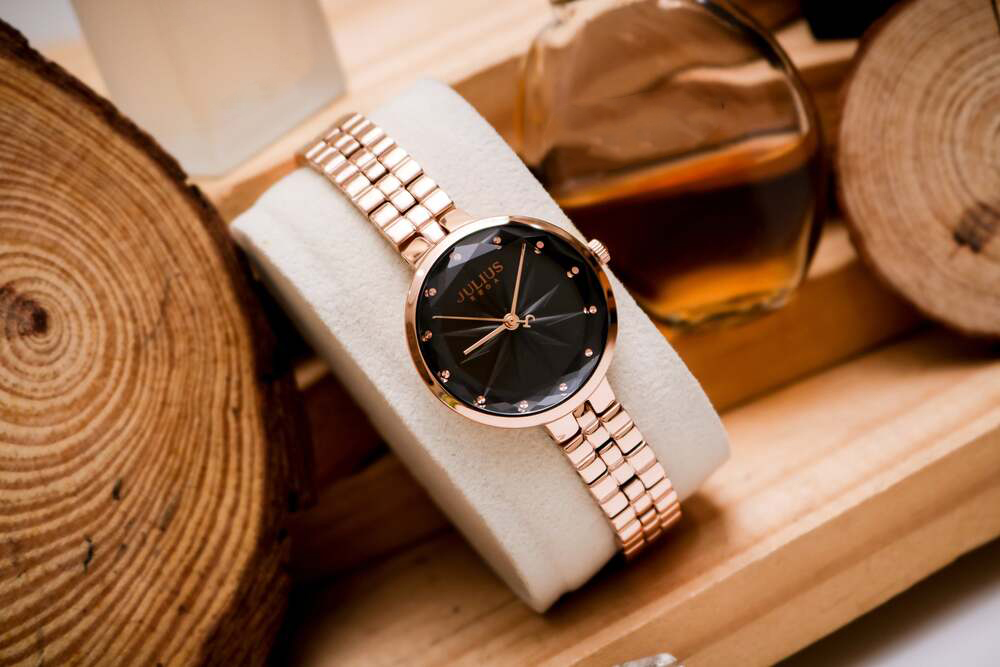 Đồng hồ nữ Julius Hàn Quốc JA-1278 dây thép sang trọng