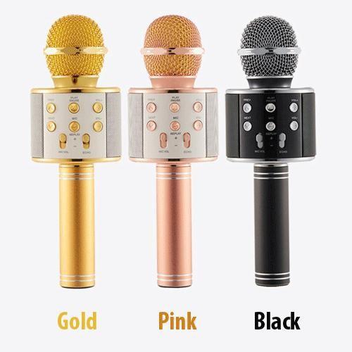 Mic kèm loa bluetooth ws-858 đa năng 6 in 1