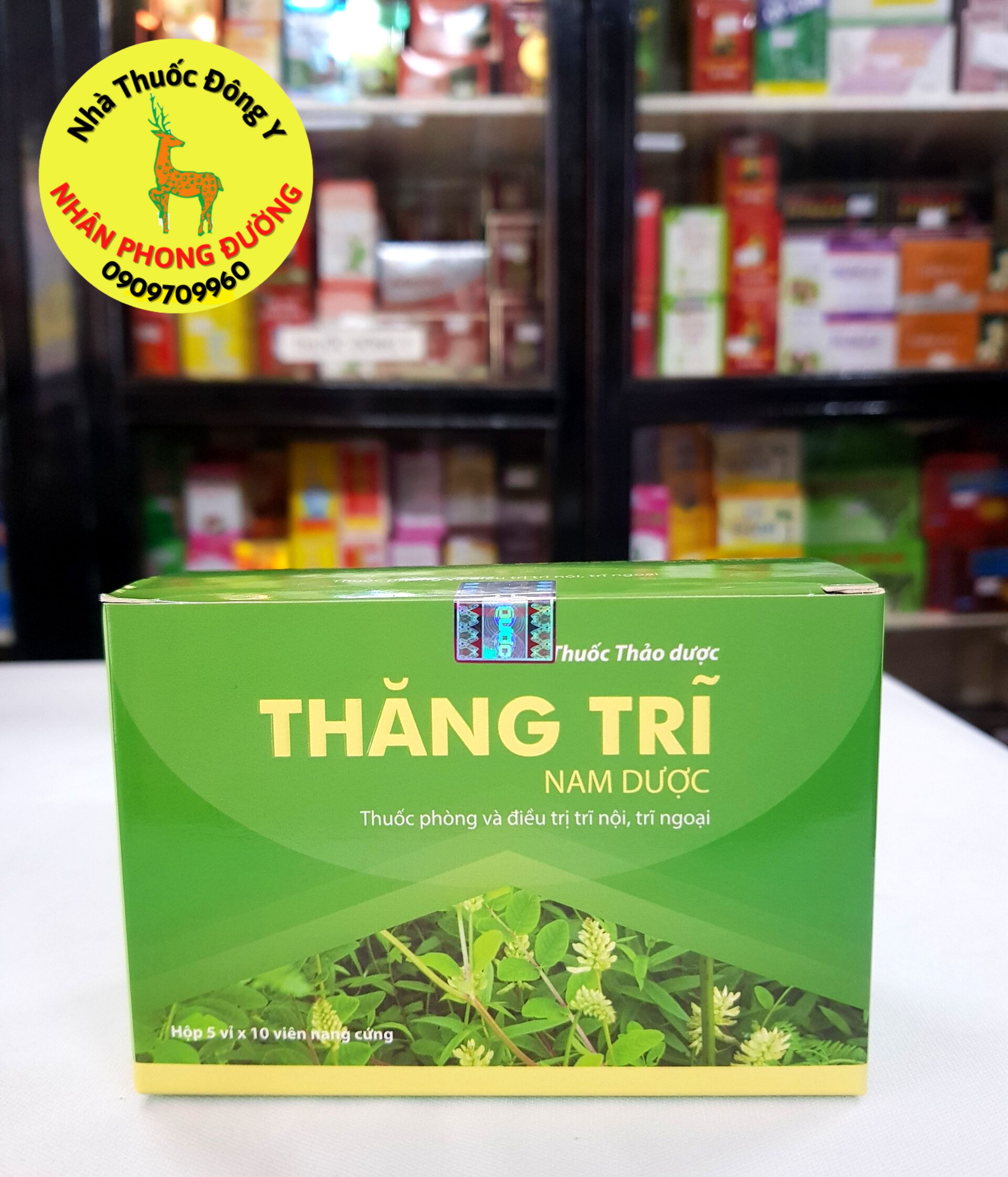 Thăng Trĩ Nam Dược, hộp 50 viên, dùng cho người bị trĩ nội, trĩ ngoại, sa trực tràng, đau rát hậu môn, đi cầu ra máu