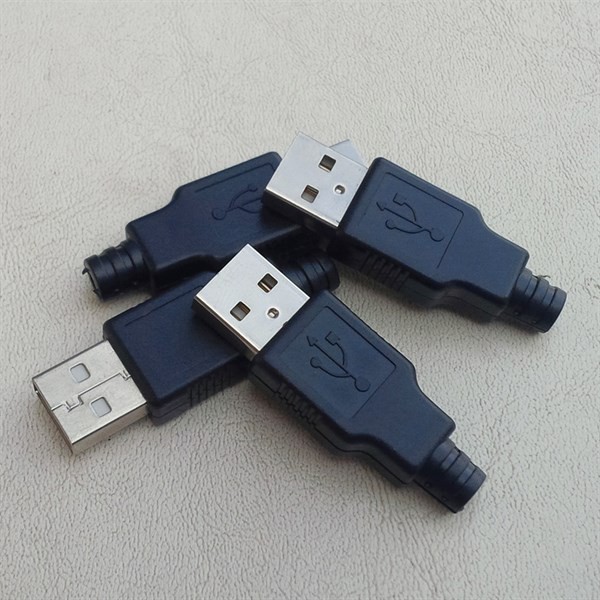 Bộ 5 chiếc đầu jack usb a cái, đực