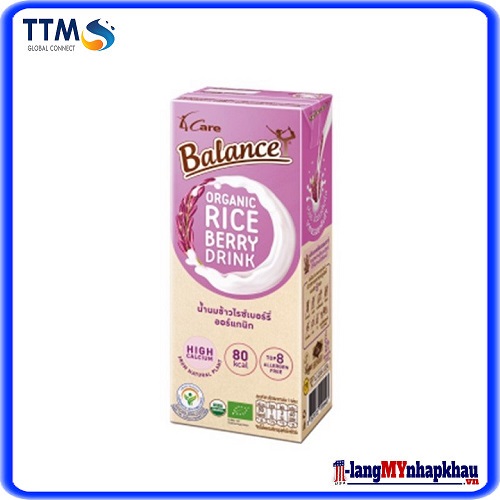 Sữa gạo tím hữu cơ 4Care Balance 180ml