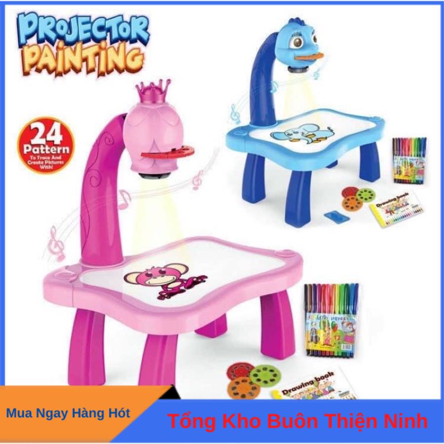 Bộ Bàn Máy Chiếu Cho Bé Tập Vẽ - Bàn Vẽ Thông Minh Cho Bé, Bàn Vẽ Máy Chiếu, Bàn Vẽ Có Đèn Chiếu Sáng, Đèn Vẽ Tranh Cho Bé, Đồ Chơi Cho Bé, Đồ Chơi Trẻ Em Tổng Kho Buôn Thiện Ninh