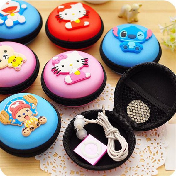 Hộp đựng tai nghe điện thoại, hộp đựng phụ kiện điện thoại mini, túi đựng tai nghe mini, phụ kiện điện thoại, Huy Linh
