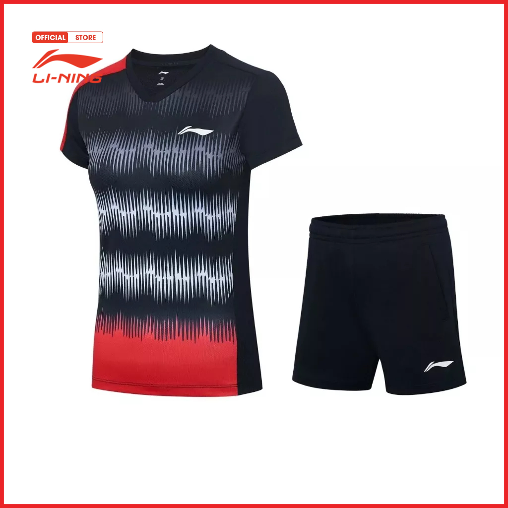 Bộ quần áo cầu lông thể thao nữ li-ning aatt020-3