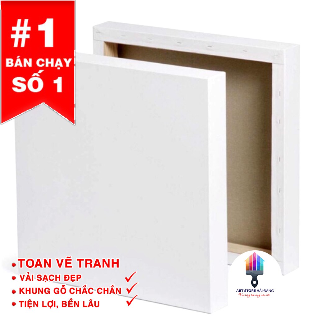 Combo 5 toan vẽ tranh canvas 20-30cm toan xịn, chất lượng