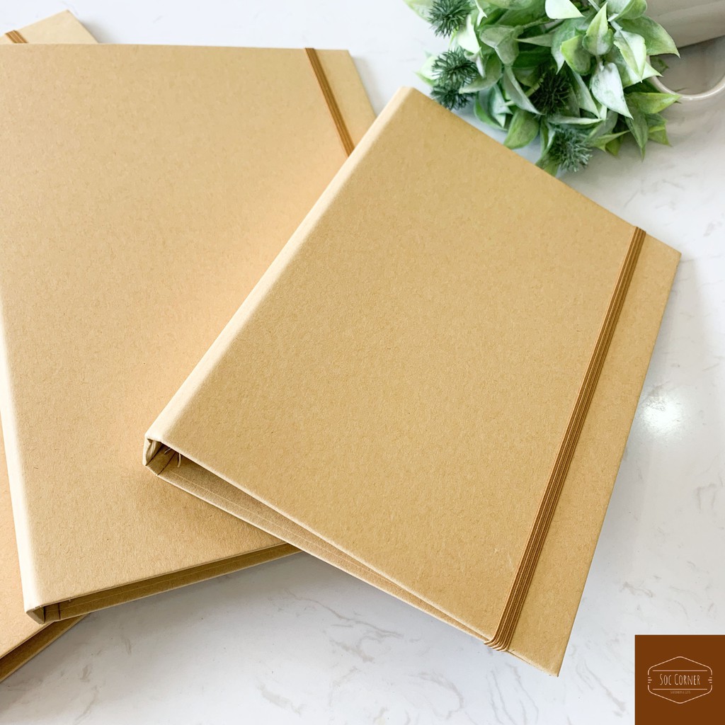 [HCM]Bìa sổ còng giấy Kraft cứng cáp A5 (6 lỗ) B5 (9 lỗ) A4 (4 lỗ)