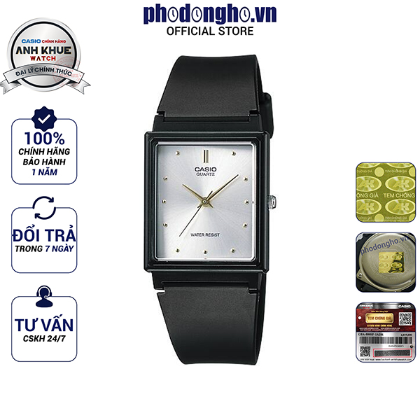 Đồng hồ nam dây nhựa Casio Anh Khuê MQ-38-7ADF