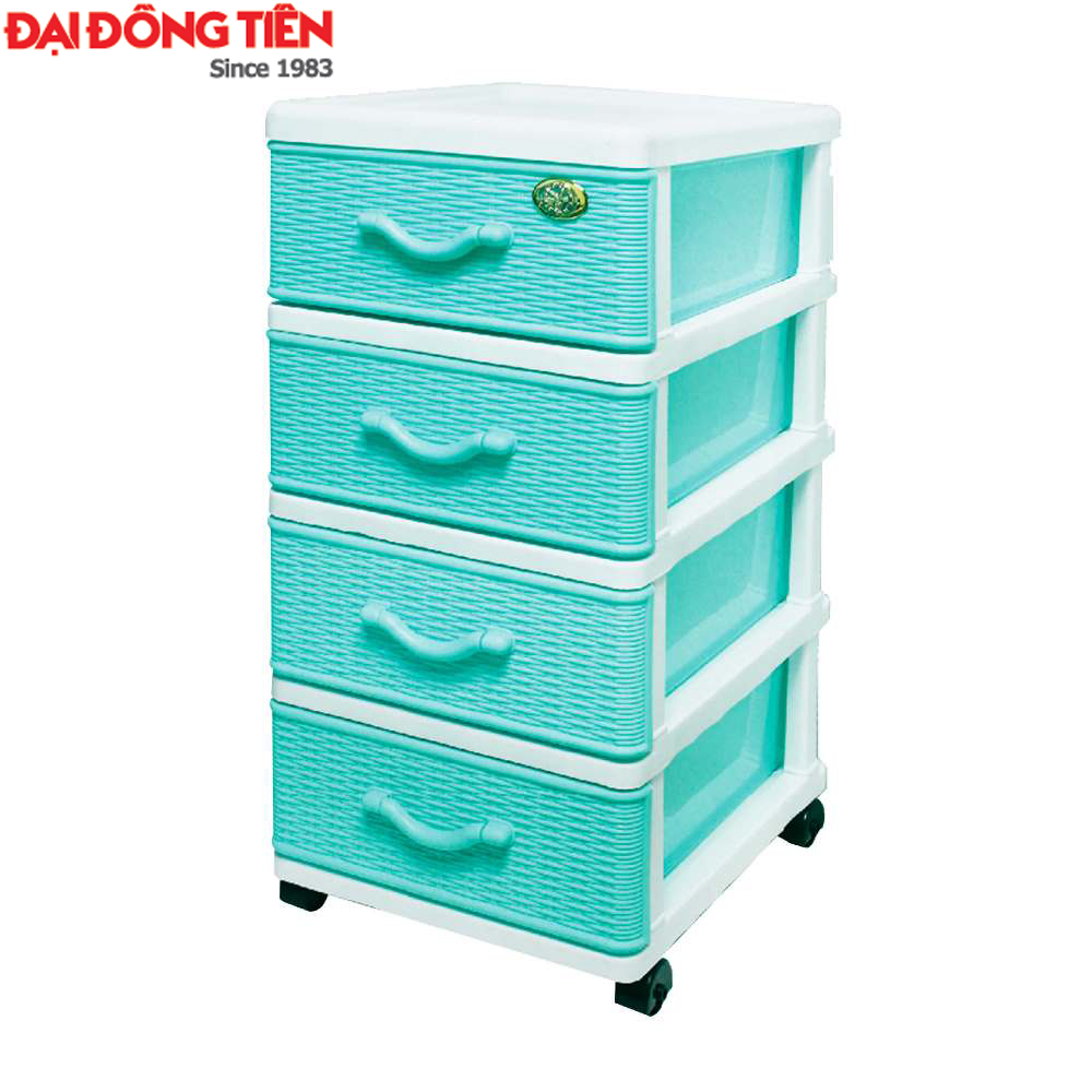 Tủ nhựa đan 4 ngăn đại đồng tiến t020901-4