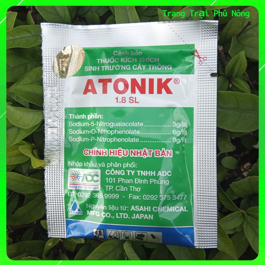 Atonik 1.8sl - thuốc kích thích nảy mầm, ra rễ - gói 10ml