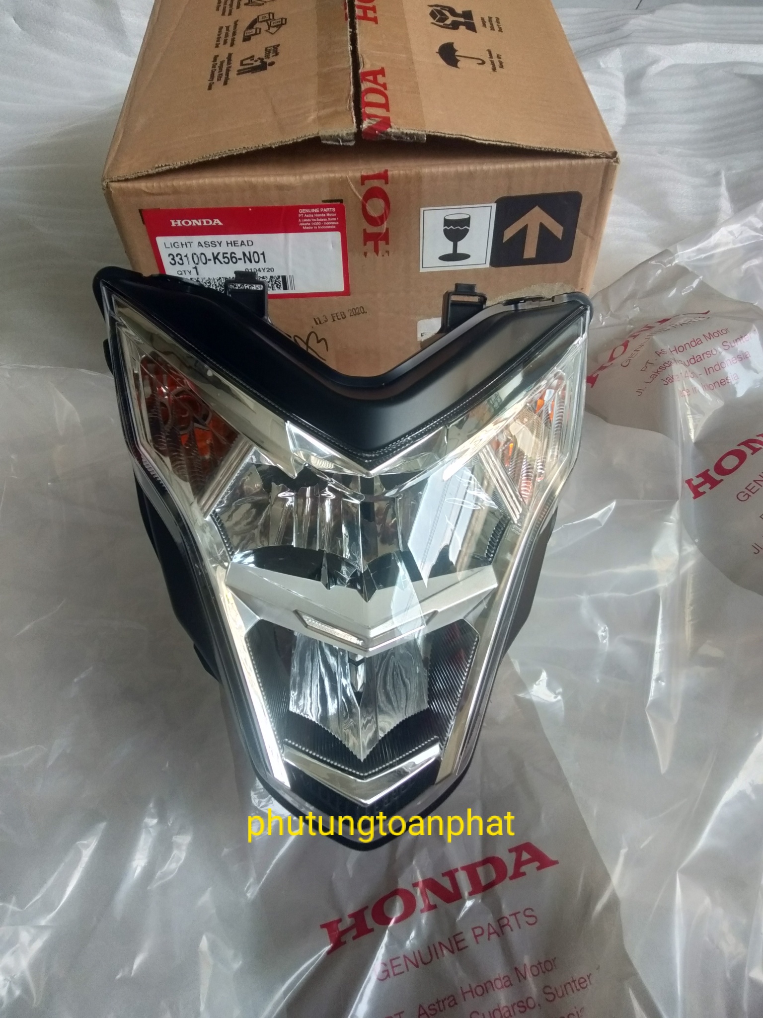 [HCM]CHÓA ĐÈN TRƯỚC SONIC 150R SẢN XUẤT TẠI HONDA INDONESIA HÀNG ĐÓNG GÓI FULL BOX TỪ NHÀ MÁY