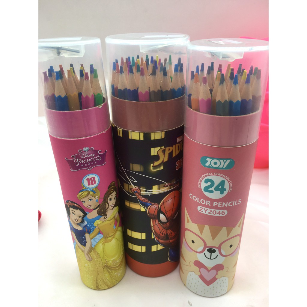 ỐNG CHÌ MÀU 12 - 18 - 24 - 36 MÀU