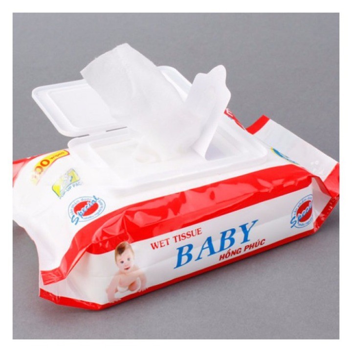 Combo 5 Túi Giấy Ướt Thiên Phúc-Combo 10 gói Khăn Giấy Ướt Baby hương dịu nhẹ